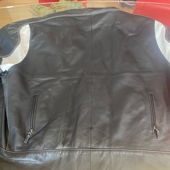 Manteau de cuir pour moto - Picture 3 of 4